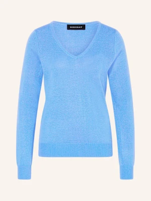 Repeat Sweter blau