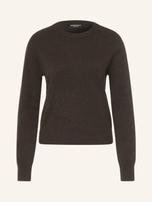 Repeat Sweter Z Kaszmiru braun CIEMNOBRĄZOWY