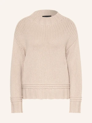 Repeat Sweter Z Kaszmiru grau BEŻOWY