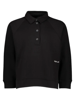 Replay Bluza w kolorze czarnym rozmiar: M