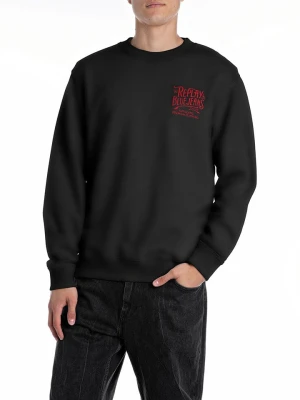 Replay Bluza w kolorze czarnym rozmiar: L