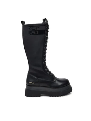 REPLAY Botki ARTIC MOUNT COMBAT BOOTS GWL72 .000.C0016S Czarny