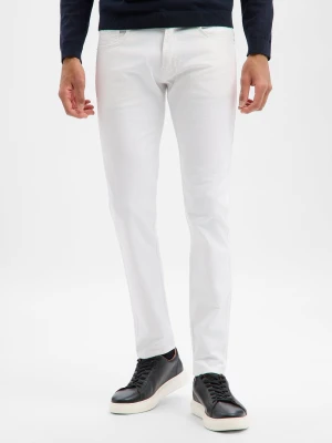 Replay Dżinsy slim fit - Anbass Mężczyźni Bawełna biały,