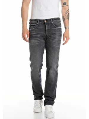 Replay Dżinsy - Slim fit - w kolorze antracytowym rozmiar: W33/L30