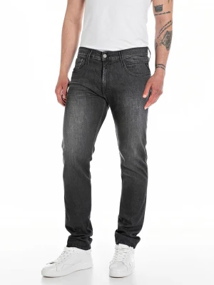 Replay Dżinsy - Slim fit - w kolorze antracytowym rozmiar: W30/L34