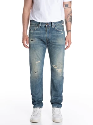 Replay Dżinsy - Slim fit - w kolorze niebieskim rozmiar: W31 / L30