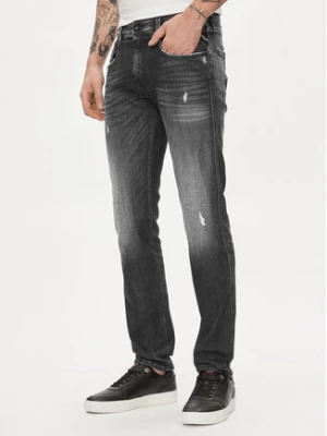 Replay Jeansy M914Q.000.199 Szary Slim Fit