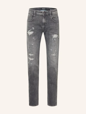 Replay Jeansy W Stylu Destroyed Anbass Slim Fit grau C097 DARK GREY
