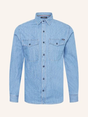 Replay Koszula Regular Fit W Stylu Jeansowym blau