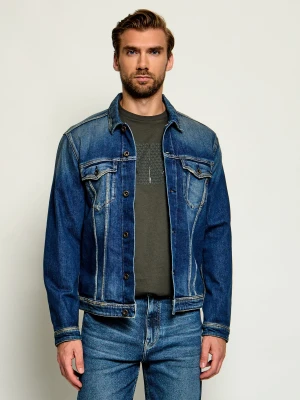 Replay Kurtka jeansowa | Regular Fit niebieski