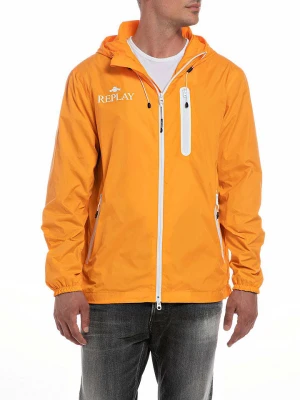 Replay Kurtka przeciwdeszczowa w kolorze pomarańczowym rozmiar: M