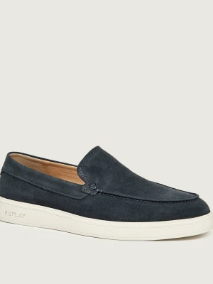 Replay Loafersy | zamsz granatowy