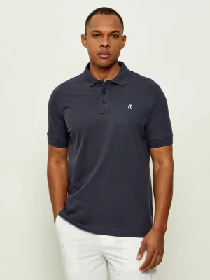 Replay Polo | Regular Fit | stretch pique granatowy