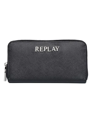 Replay Portfel w kolorze czarnym - 19 x 10 x 2 cm rozmiar: onesize