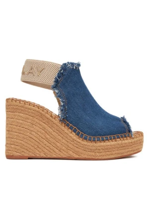 REPLAY Sandały Jess Tyne Denim Wedge Sandal GWP4G.000.C0036T Niebieski