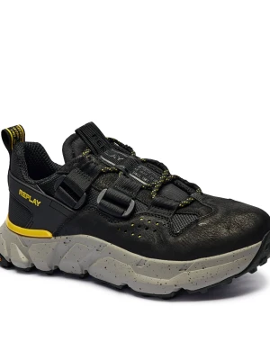 Replay Skórzane sneakersy