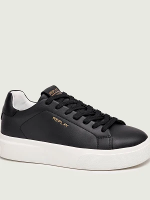 Replay Skórzane sneakersy Notting Future czarny
