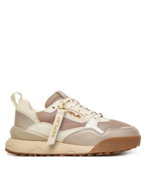 REPLAY Sneakersy GWS9H .000.C0019L Beżowy