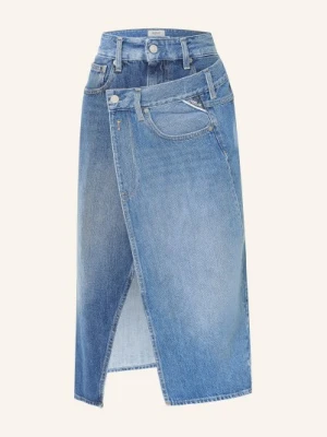 Replay Spódnica Jeansowa blau