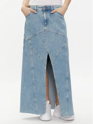 Replay Spódnica jeansowa W9933.000.108 69B Niebieski Regular Fit