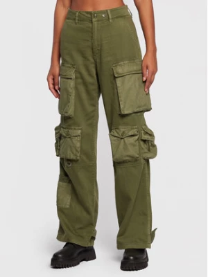 Replay Spodnie materiałowe W8019.000.10307 Zielony Regular Fit