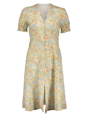 Replay Sukienka w kolorze beżowo-żółto-zielonym rozmiar: XL