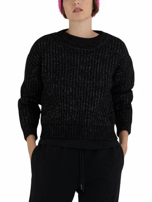 Replay Sweter w kolorze czarnym rozmiar: M
