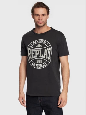 Replay T-Shirt M6292.000.22658LM Czarny Regular Fit
