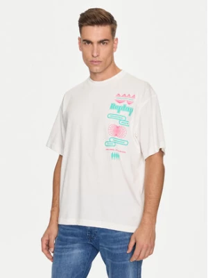 Replay T-Shirt MMG334.000.23454 Biały Oversize