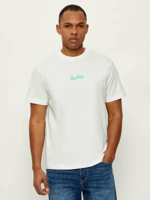 Replay T-shirt | Regular Fit biały