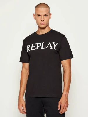 Replay T-shirt | Regular Fit czarny