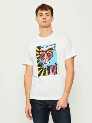 Replay T-shirt | Regular Fit biały