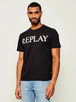 Replay T-shirt | Regular Fit czarny