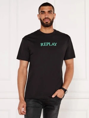 Replay T-shirt | Regular Fit czarny