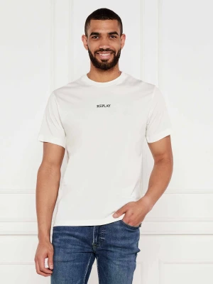 Replay T-shirt | Regular Fit biały
