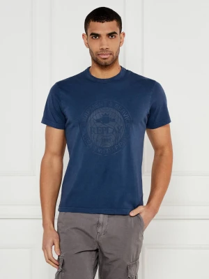 Replay T-shirt | Regular Fit niebieski