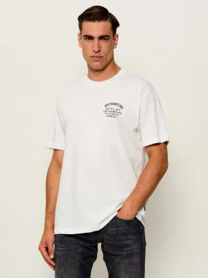 Replay T-shirt | Regular Fit biały