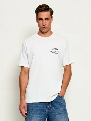 Replay T-shirt | Relaxed fit ecru
