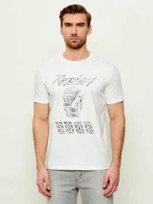 Replay T-shirt | Slim Fit biały