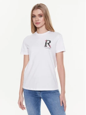 Replay T-Shirt W3572E.000.22536P Biały Regular Fit