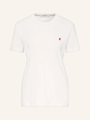 Replay T-Shirt weiss