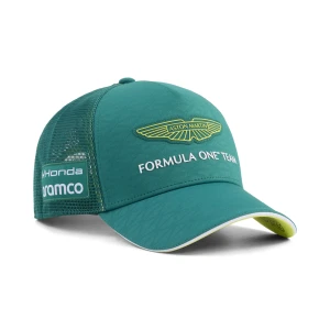 Replika czapki typu trucker Strolla PUMA × ASTON MARTIN ARAMCO F1® TEAM, Akcesoria, Zielony,