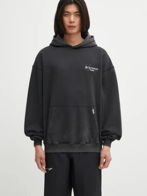 Represent bluza bawełniana Owners Club męska kolor szary z kapturem z nadrukiem OCM41113