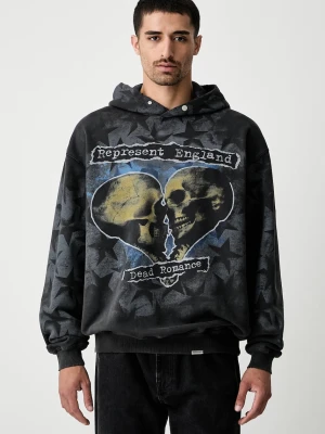 Represent bluza z kapturem bawełniana męska