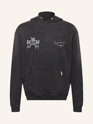 Represent Bluza Z Kapturem Oversize schwarz