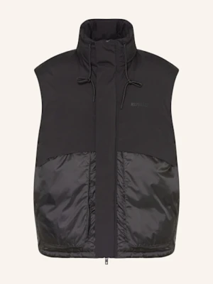 Represent Kamizelka Puchowa Z Mieszanki Materiałów schwarz