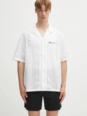 Represent koszula bawełniana Embroidered Bowling Shirt męska kolor biały relaxed MLM2967.31