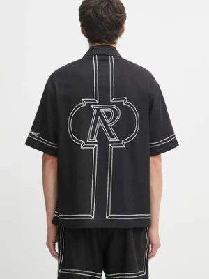 Represent koszula Border Shirt męska kolor czarny regular MLM100298