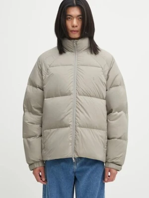 Represent kurtka puchowa Funnel Neck Puffer kolor beżowy zimowa MLM11484