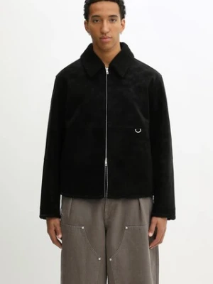 Represent kurtka Shearling Jacket kolor czarny przejściowa oversize MLM100132
